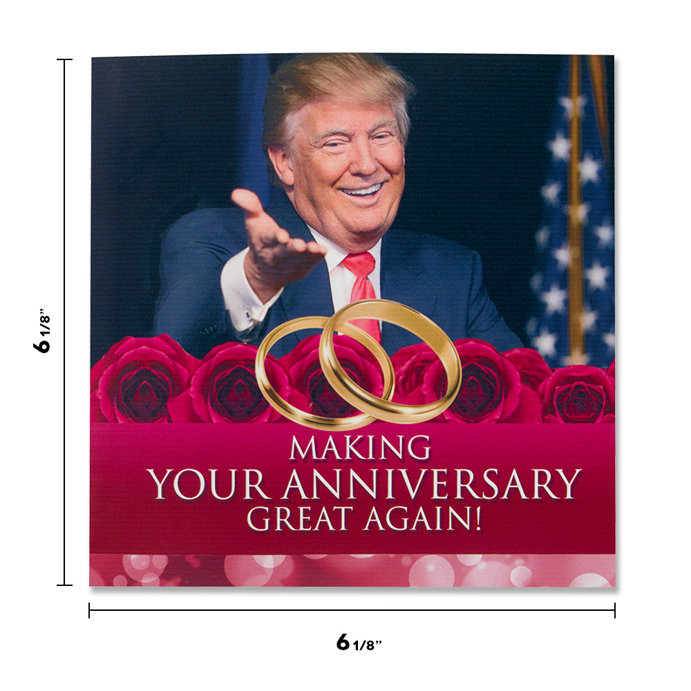 One Year Anniversary Husband Gifts for Men Funny Trump First Anniversa –  BackyardPeaks